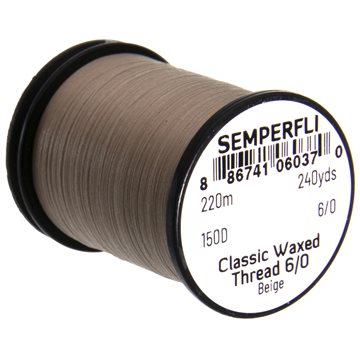 Semperfli Waxed Thread 6/0 Beige