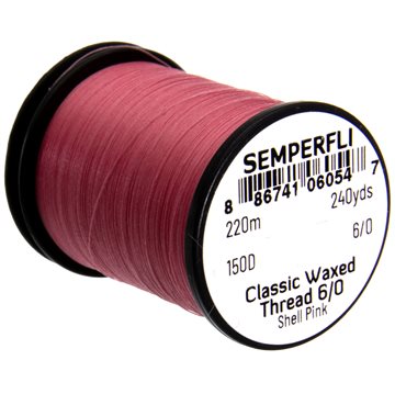 Semperfli Waxed Thread 6/0 Fluoro Pink