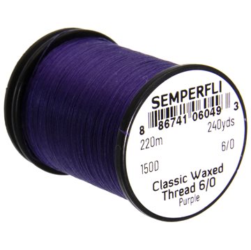 Semperfli Waxed Thread 6/0 Purple