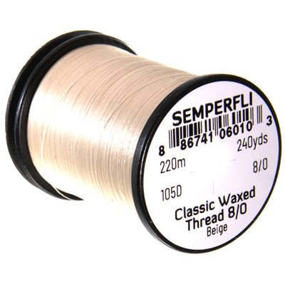 Semperfli Waxed Thread 8/0 Beige