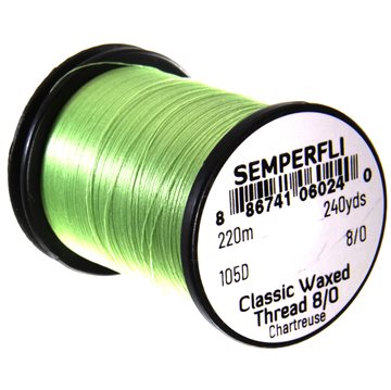 Semperfli Waxed Thread 8/0 Chartreuse