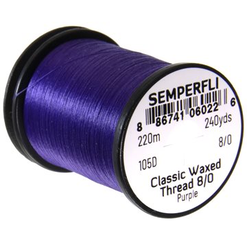 Semperfli Waxed Thread 8/0 Purple
