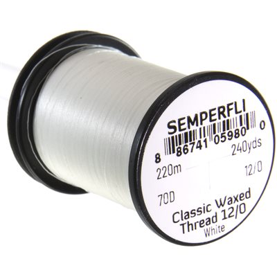 Semperfli Waxed Thread 12/0 White