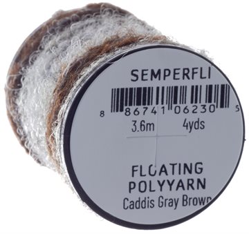 SemperFli Dry Fly Polyyarn Caddis Grey Brown