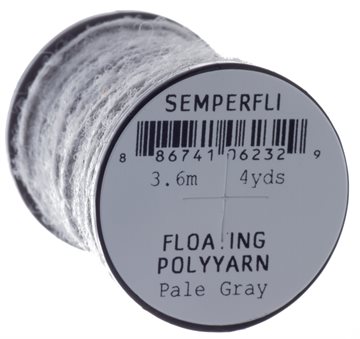 SemperFli Dry Fly Polyyarn Pale Grey