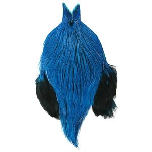 Whiting Rooster Cape Kingfisher Blue (1/2 cape)