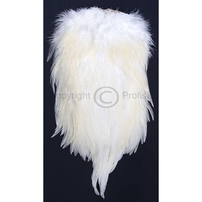 Whiting Rooster Saddle White (1/1 cape)