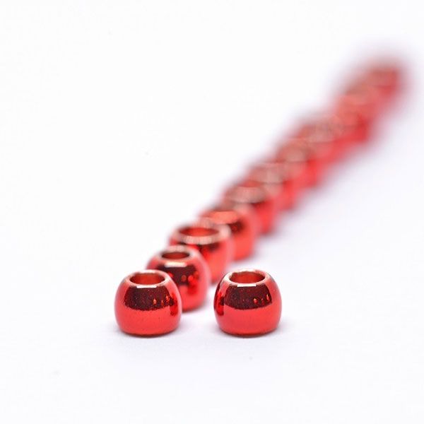 FutureFly Brass Beads 5 mm Metallic Red