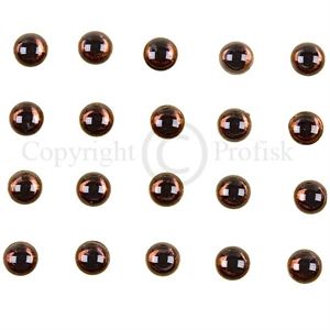 Soft Molded 3D eyes XS 3mm Brown