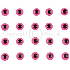 Soft Molded 3D eyes XS 3mm Pink