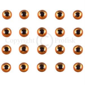 Soft Molded 3D eyes S 4mm Orange