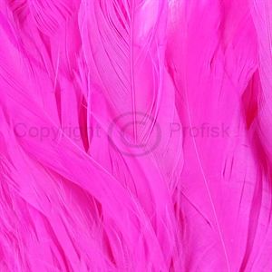 Schlappen feathers L Hot Pink