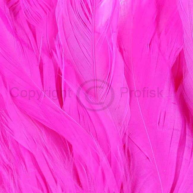 Schlappen feathers L Hot Pink