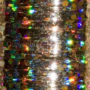 Flat Holographic tinsel S Gold