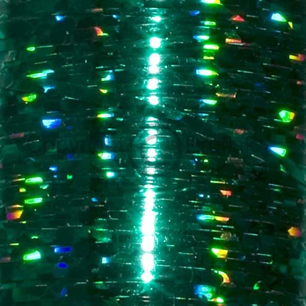 Flat Holographic tinsel L Green