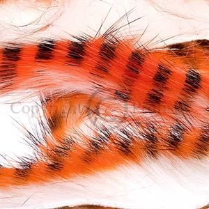 Tiger Barred Mag. Strips 6 mm. Hot Orange/Black/Wh