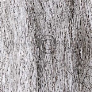 Synthetic Yak Hair Silver Gray
