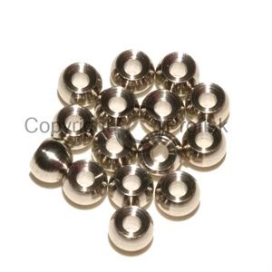 Cyclops Beads 4,5 mm Silver