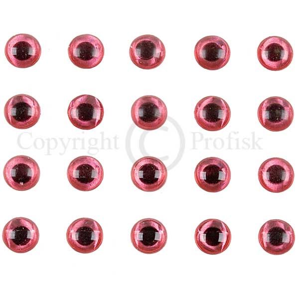 Soft Molded 3D eyes_M 6mm Red