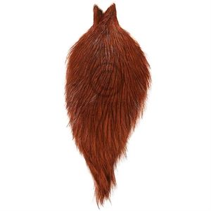 Whiting Coq De Leon Rooster Cape Natural Brown Badger (1/2 cape)