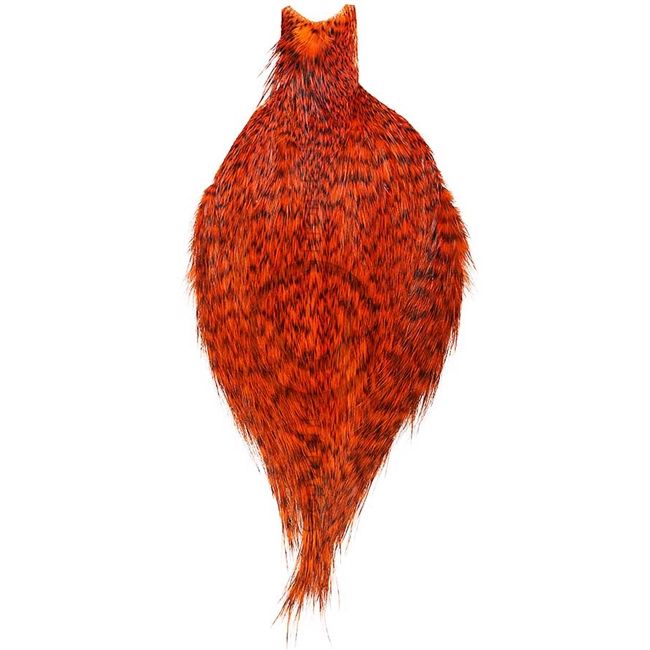 Whiting Rooster Spey Pro Cape Grizzly Orange